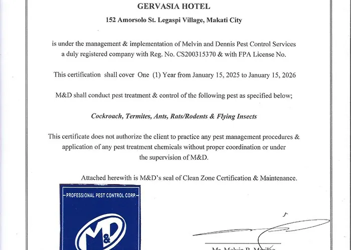 Gervasia Hotel Makati